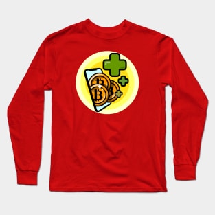 Bitcoin phone value earning Long Sleeve T-Shirt